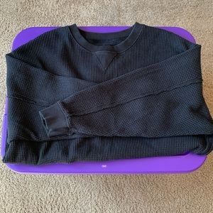 Aerie / American Eagle Waffle Knit Oversized Pull Over Sweater